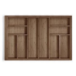 CUBERTERO MADERA EXTENSIBLE  M80/110 NOGAL