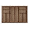 CUBERTERO MADERA EXTENSIBLE  M80/110 NOGAL
