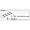 BARRA OLLERA 500mm.4PZ.+199 CONECTOR BLANCO