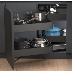 MAGIC CORNER LUX PRO ANTRACITA SOFT- IZQ.