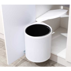 PORTARESIDUOS PUERTA 12L GRIS