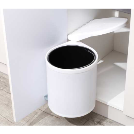 PORTARESIDUOS PUERTA 12L GRIS