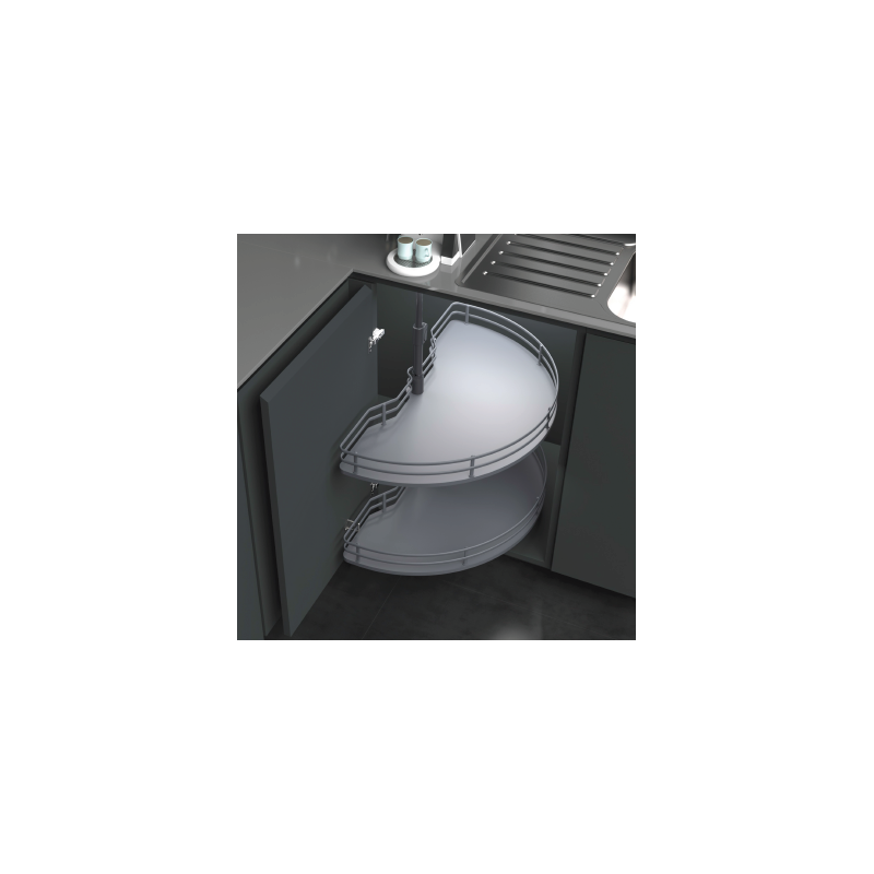 MEDIO GIRATORIO M90 PRO OVAL CROMO
