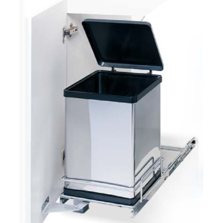 PORTARESIDUOS GRANDE AC INOX