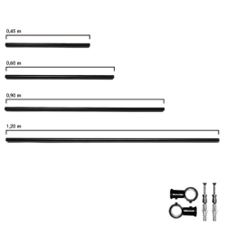 KIT CAÑO CROMO 16x1200mm02-414